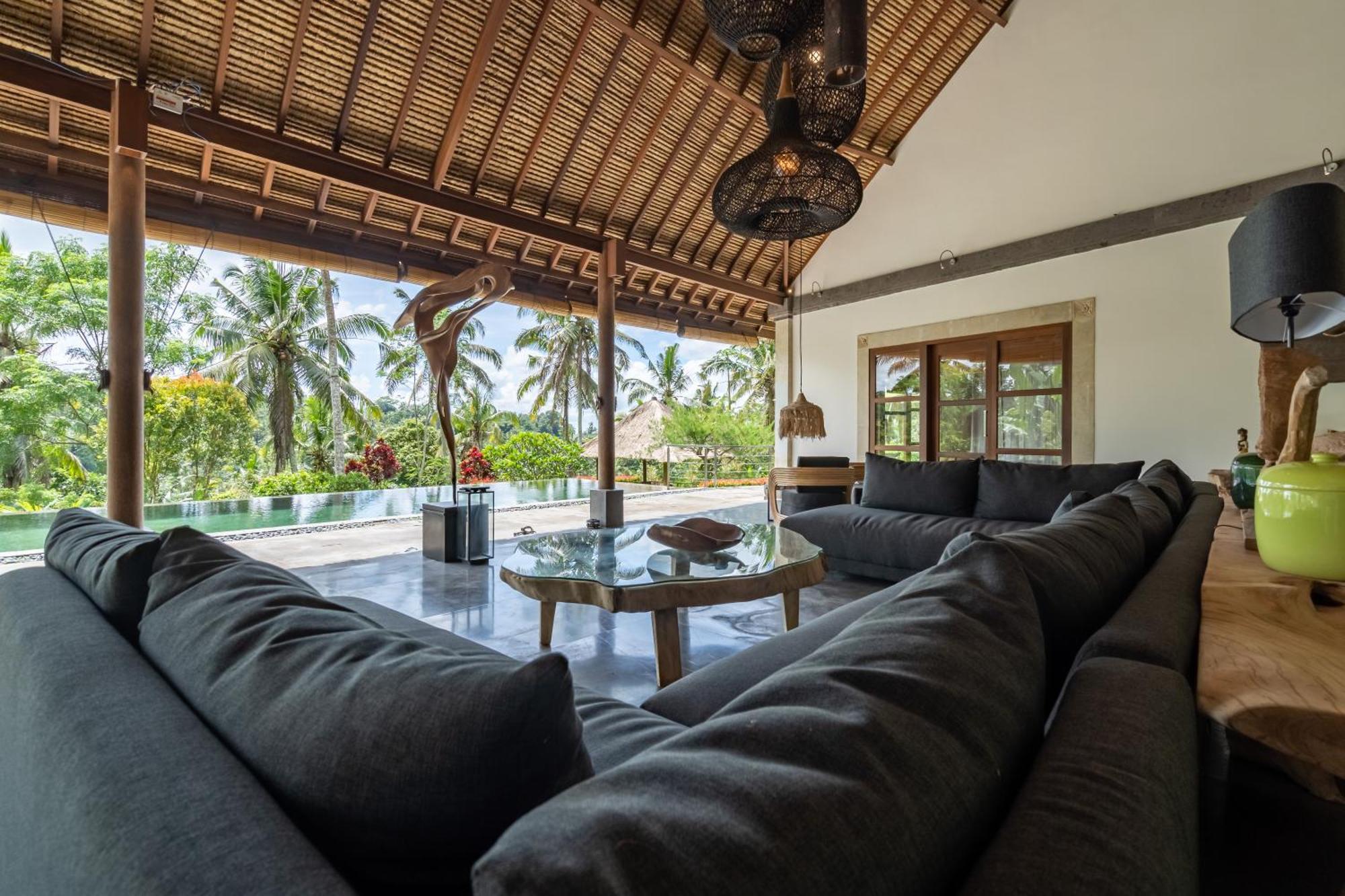 Villa Themma Jungle - Sumptuous 3Br Luxury Villa With Majestic Jungle View North Of Ubud Exterior foto