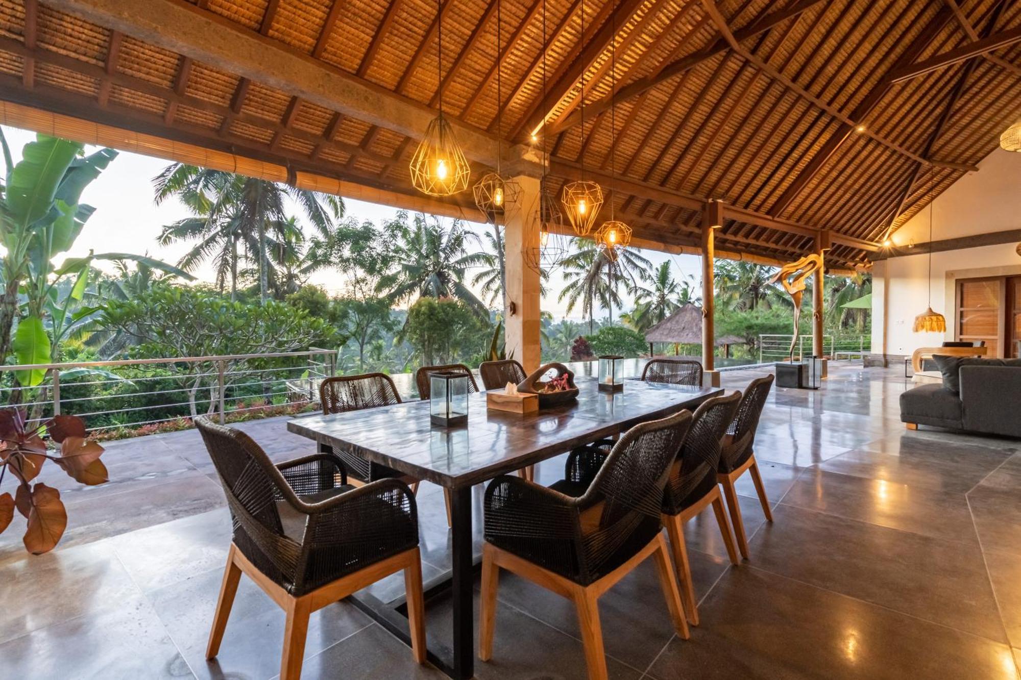 Villa Themma Jungle - Sumptuous 3Br Luxury Villa With Majestic Jungle View North Of Ubud Exterior foto